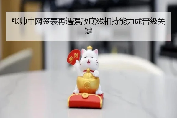 张帅中网签表再遇强敌底线相持能力成晋级关键